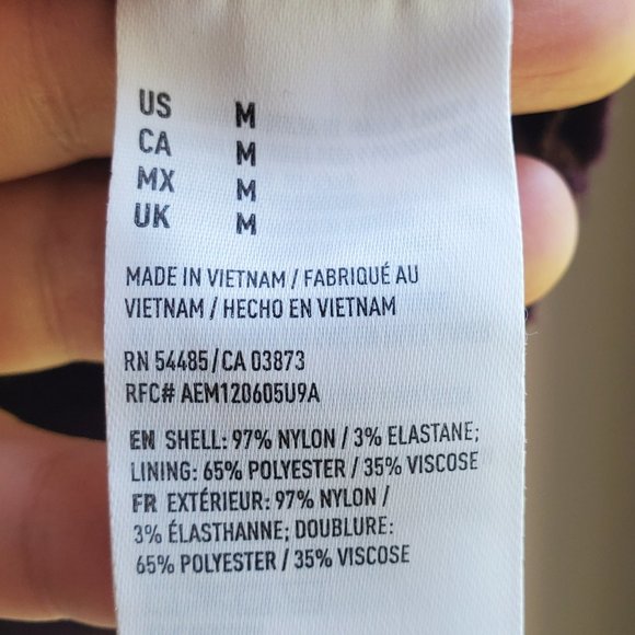 American Eagle Outfitters Lace V-Neck Blouse M - Picture 8 of 11